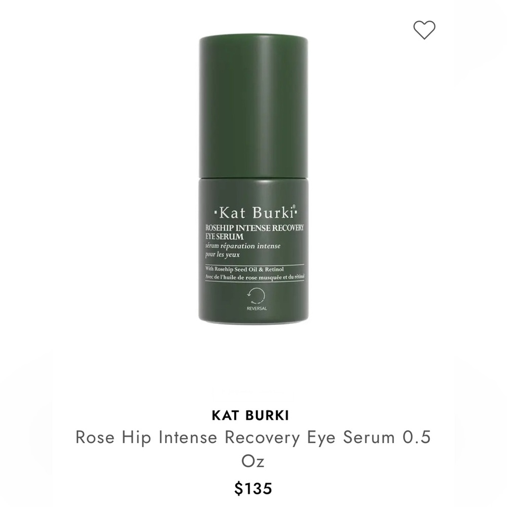 KAT BURKI Rose Hip Intense Recovery Eye Serum 15ml NEW full size $135 retail